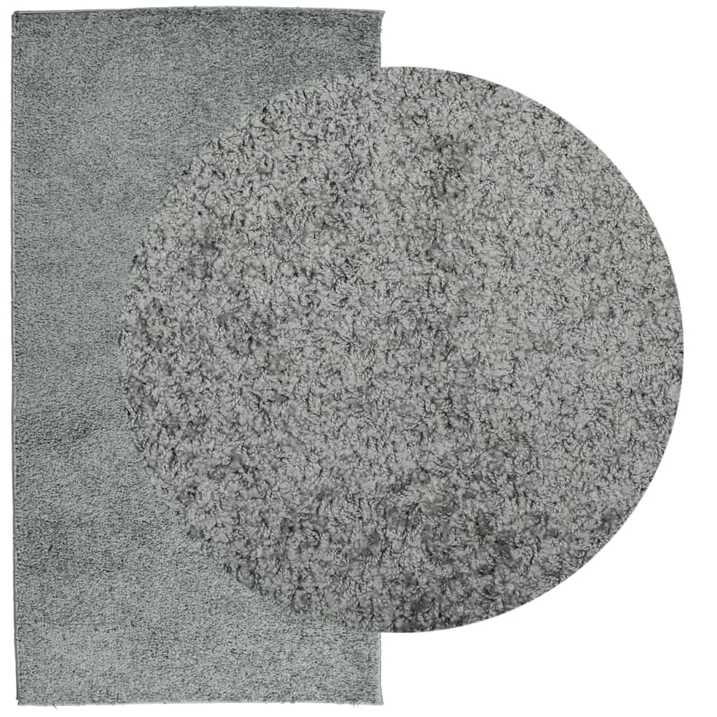 Tapis Shaggy Poils Longs Moderne Vert 80x150 cm