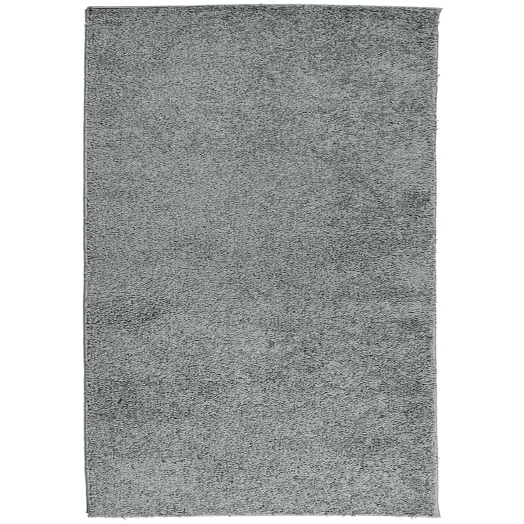 Tapis Shaggy Poils Longs Moderne Vert 160x230 cm