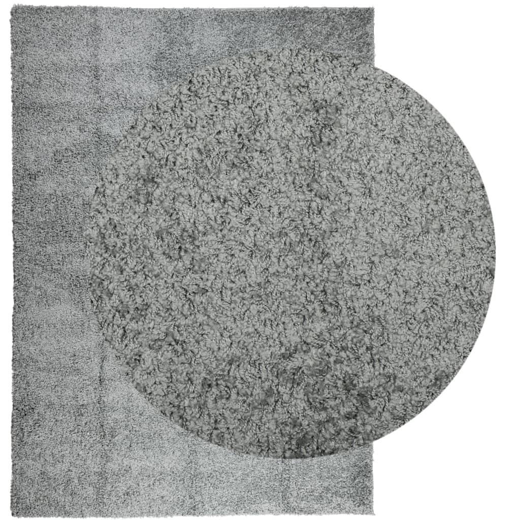 Tapis Shaggy Poils Longs Moderne Vert 240x340 cm