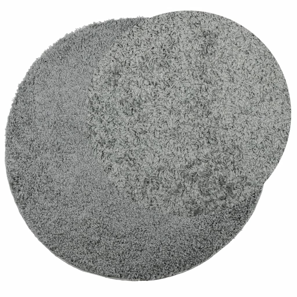 Tapis Shaggy Poils Longs Moderne Vert Ø 240 cm
