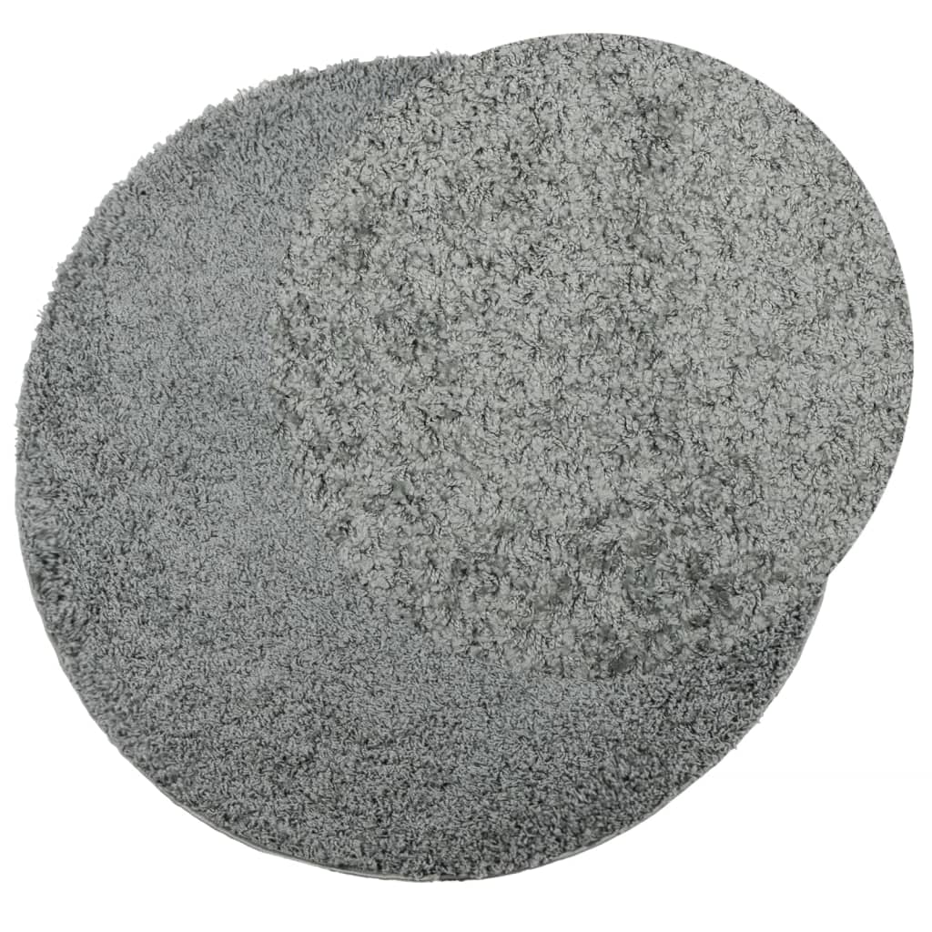 Tapis Shaggy Poils Longs Moderne Vert Ø 280 cm