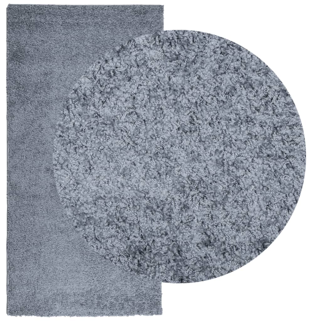Shaggy Carpet PAMPLONA Deep Pile Modern Blue 100x200 cm