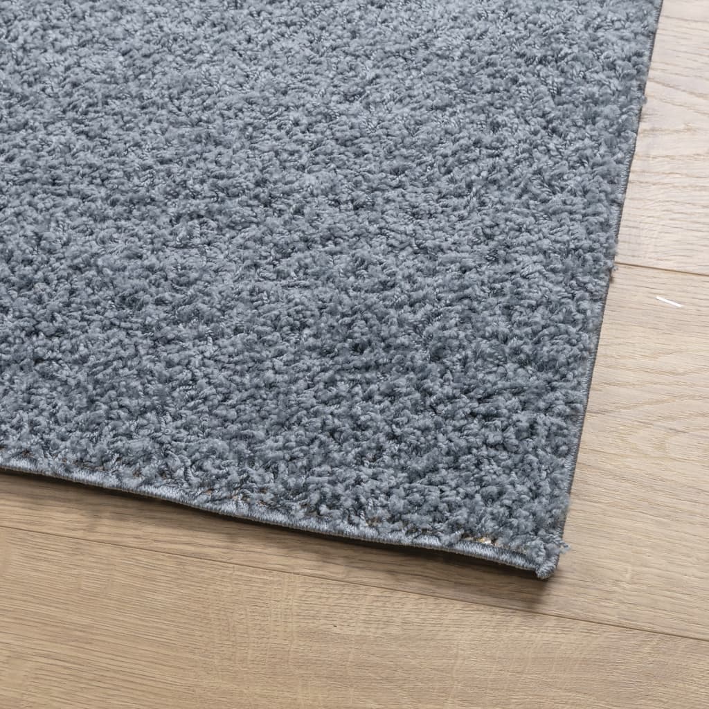 Shaggy Carpet PAMPLONA Deep Pile Modern Blue 100x200 cm