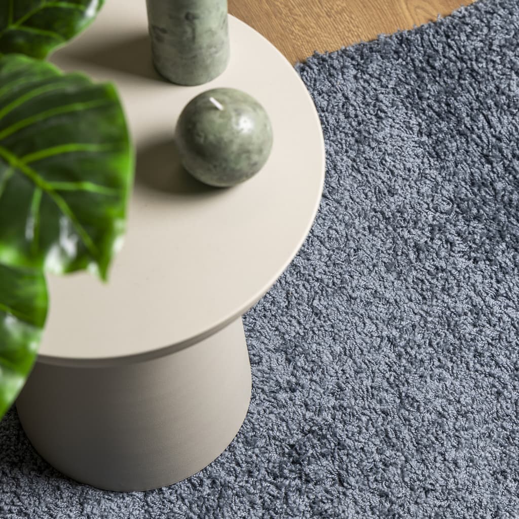 Shaggy Carpet PAMPLONA Deep Pile Modern Blue 100x200 cm