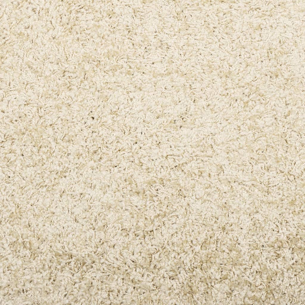 Tapis shaggy, poils longs, moderne, doré, Ø 160 cm