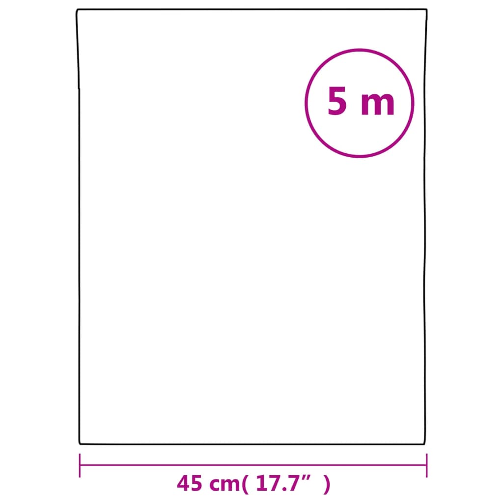 Fensterfolie Matt Grau 45x500 cm PVC