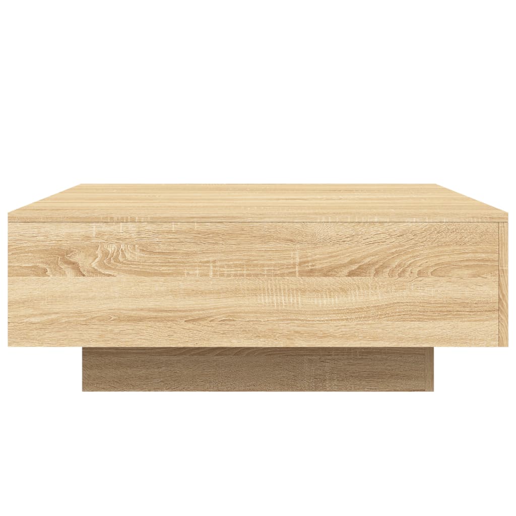 Table basse chêne Sonoma 80x80x31 cm matière bois