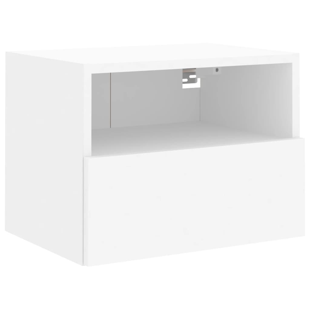 Armoires murales TV 2 pcs. Blanc 40x30x30 cm en bois
