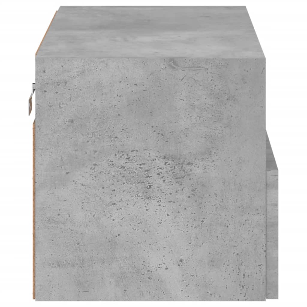 TV wall cabinet concrete grey 60x30x30 cm wood material