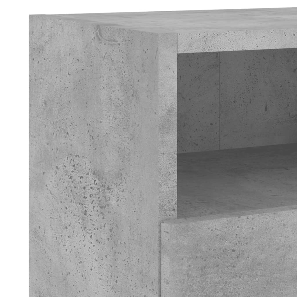 TV wall cabinet concrete grey 60x30x30 cm wood material