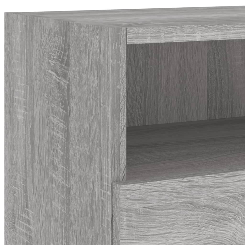 TV wall cabinet gray Sonoma 100x30x30 cm wood material