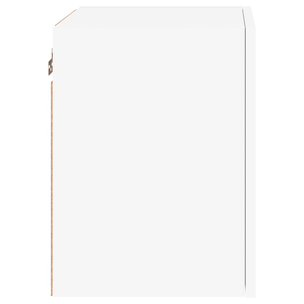 Meubles muraux TV 2 pièces blanc 40,5x30x40 cm matériau bois