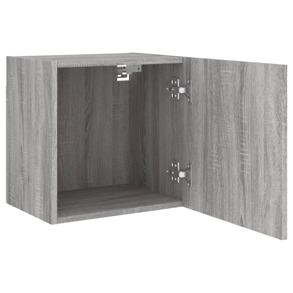TV wall cabinet gray Sonoma 40.5x30x40 cm wood material