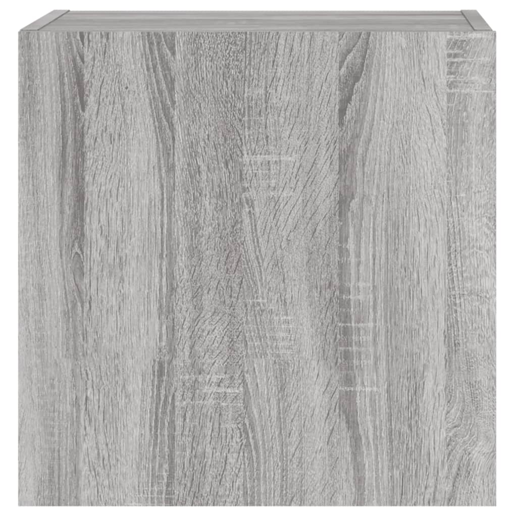 TV wall cabinet gray Sonoma 40.5x30x40 cm wood material
