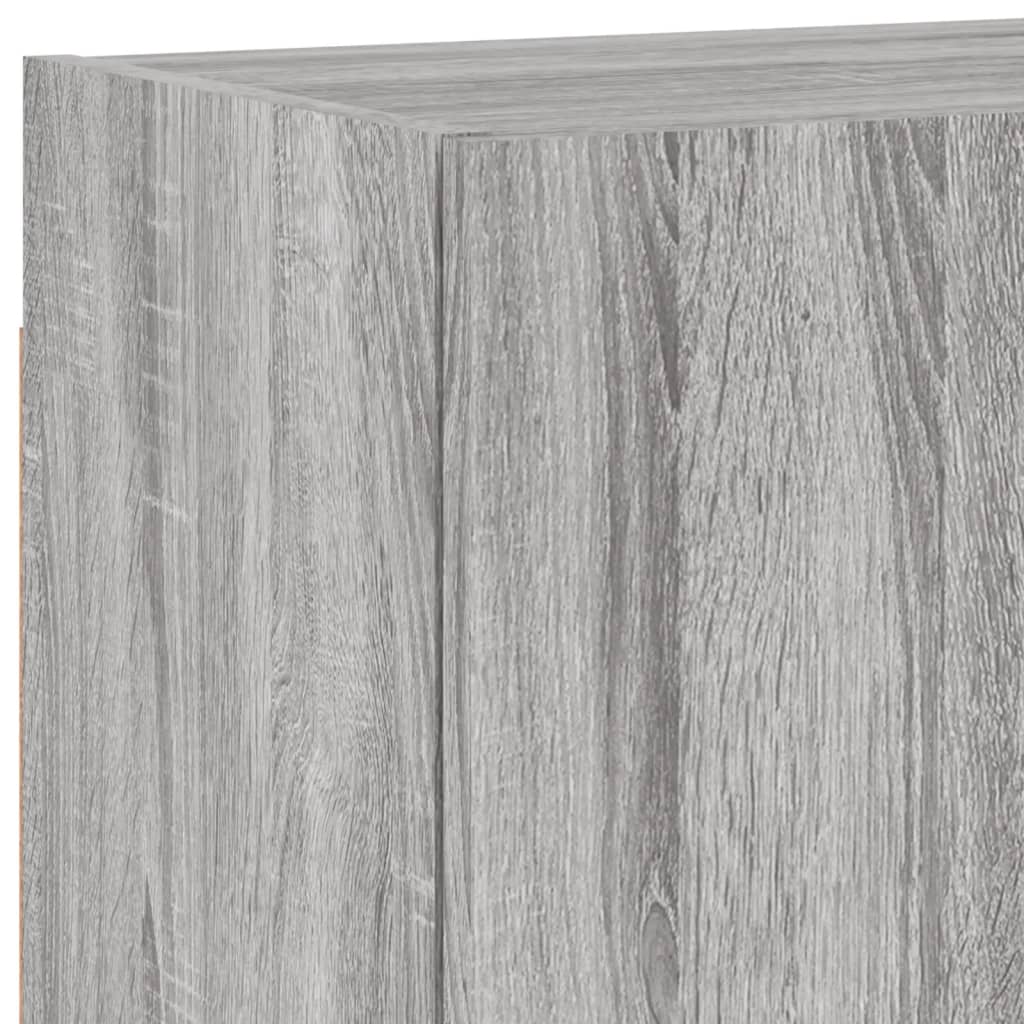 TV wall cabinet gray Sonoma 40.5x30x40 cm wood material