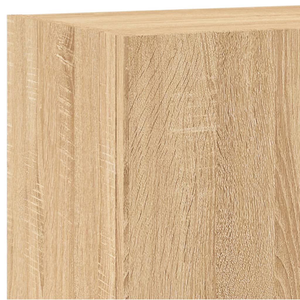 TV-Wandschränke 2 Stk. Sonoma-Eiche 40,5x30x60 cm Holzwerkstoff