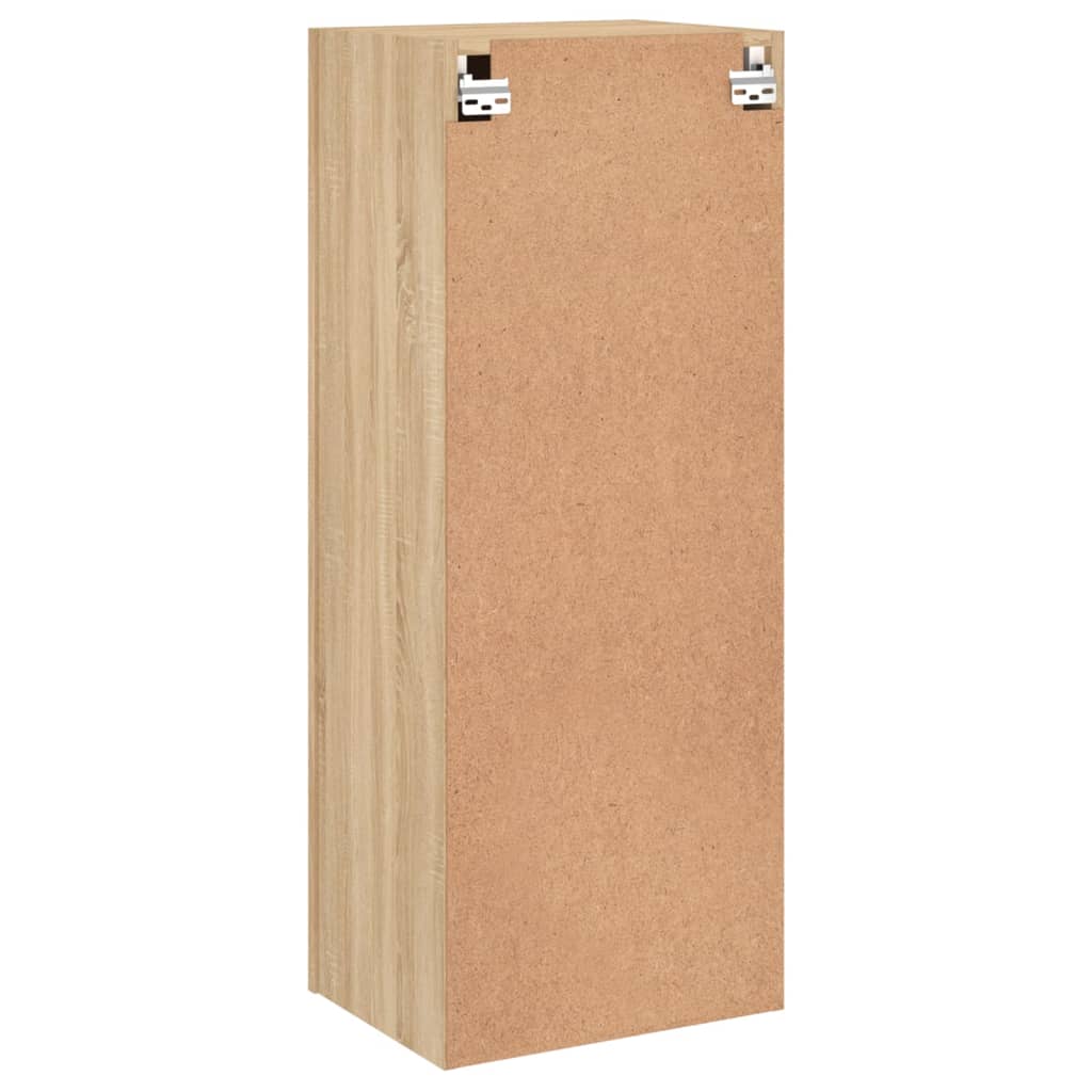 Meuble TV mural chêne Sonoma 40,5x30x102 cm matériau bois