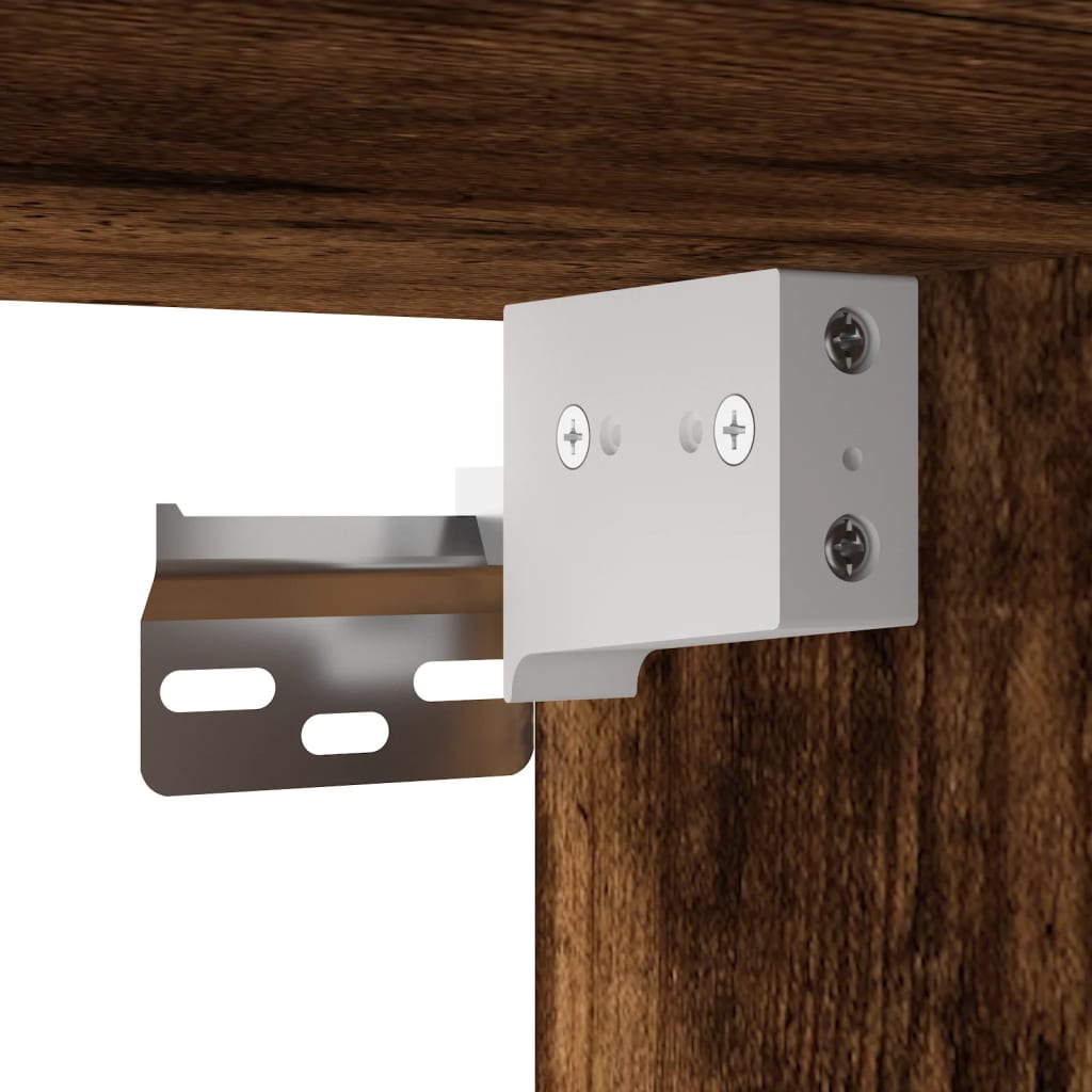 Meubles muraux TV 2 pcs. chêne fumé 60x30x41 cm