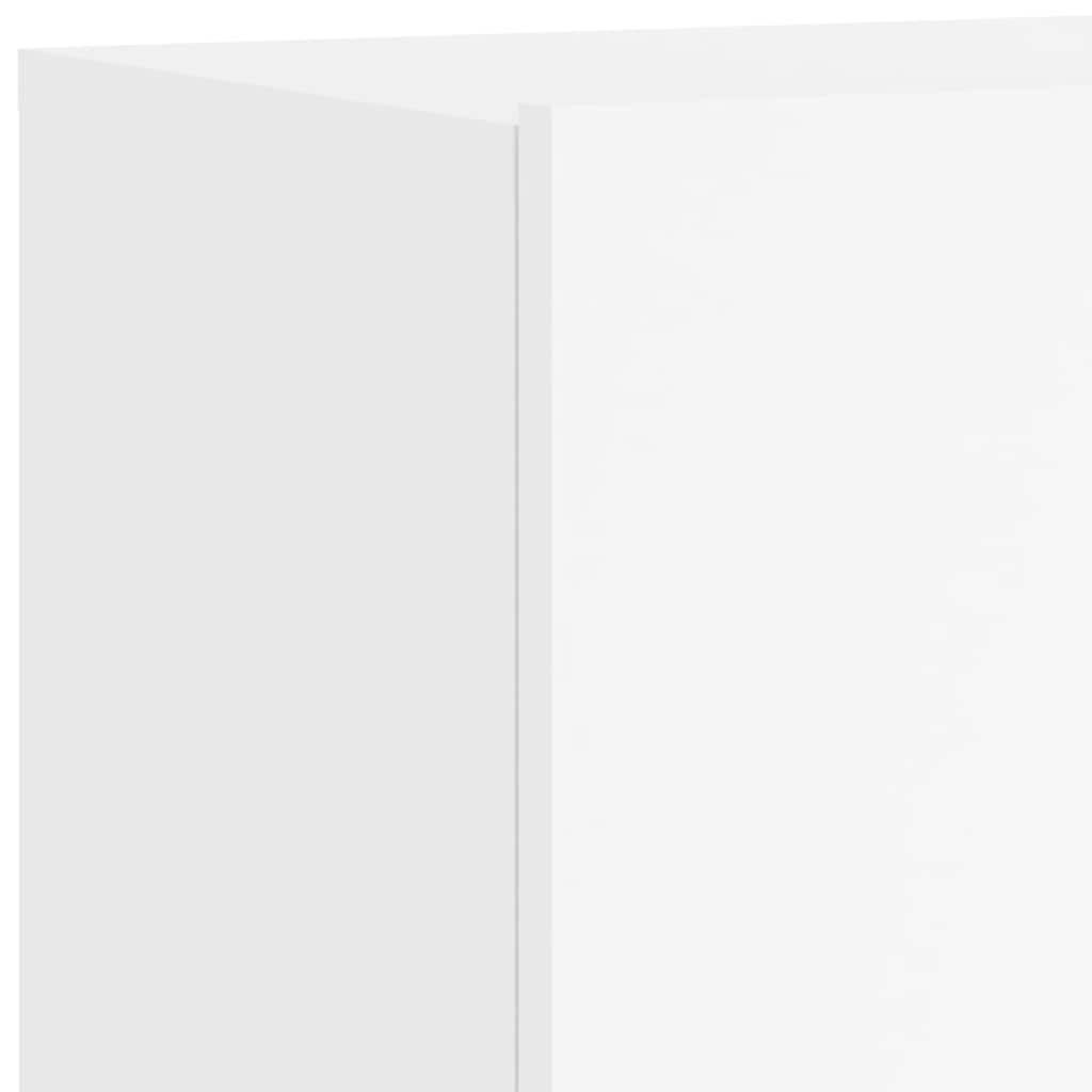 TV-Wandschränke 2 Stk. Weiß 80x30x41 cm