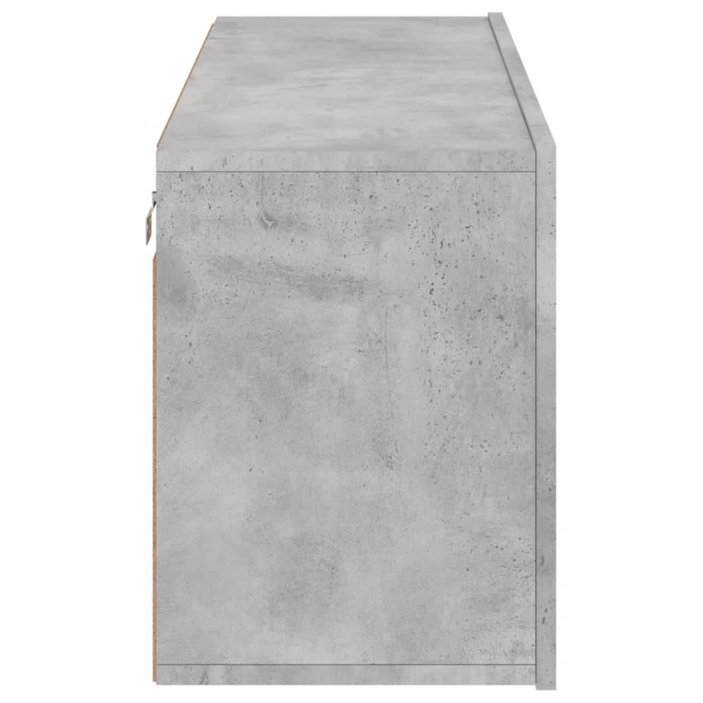 TV wall cabinet concrete grey 100x30x41 cm
