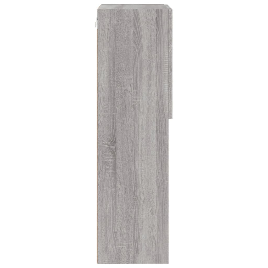 Meuble TV avec lumières LED gris Sonoma 40,5x30x102 cm