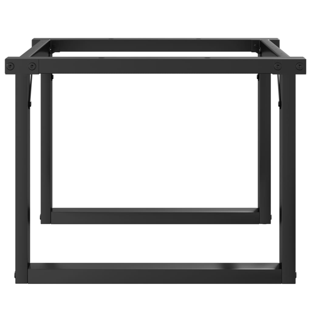 Pieds de table basse O-frame 60x40x38 cm en acier