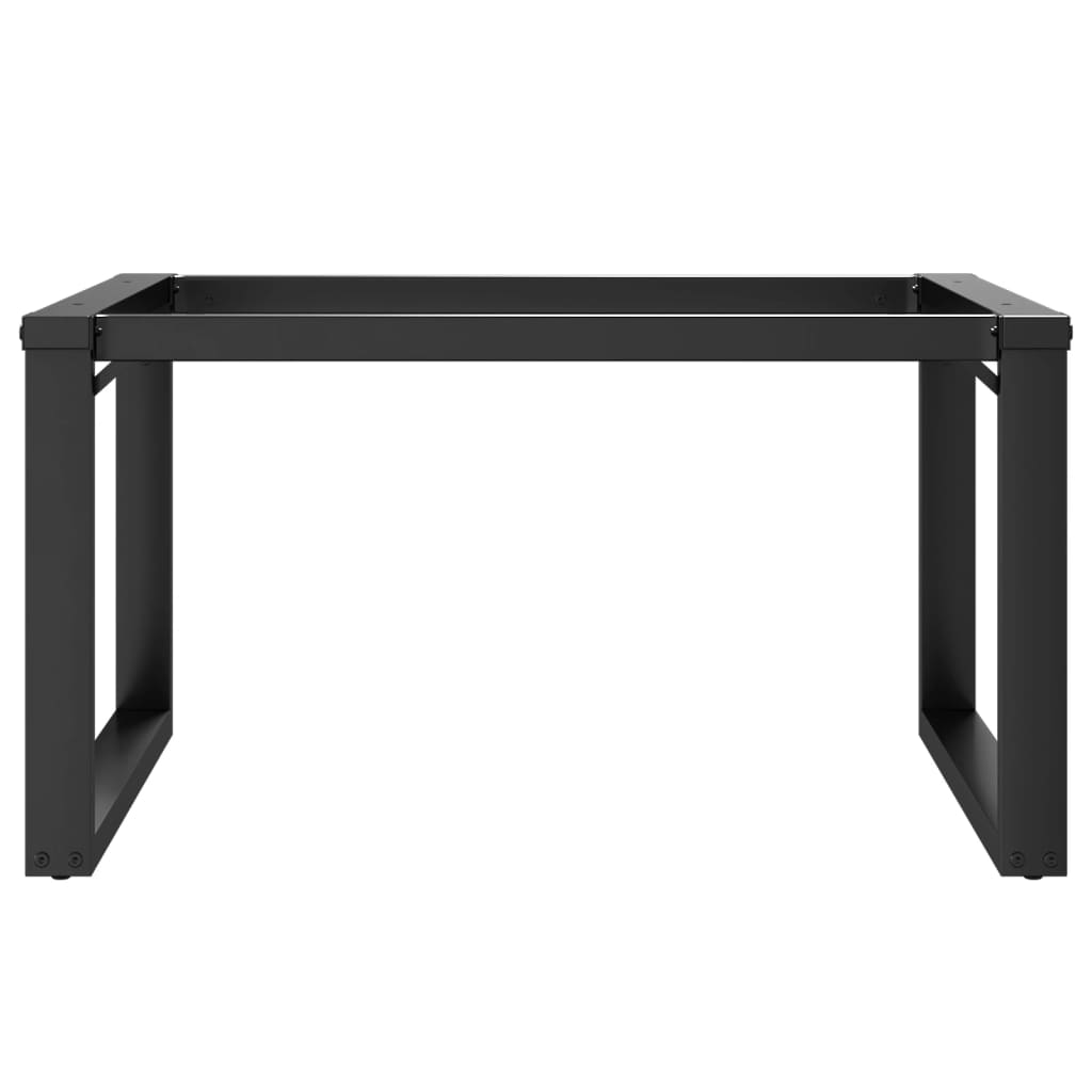 Pieds de table basse en O 70x60x43 cm en acier
