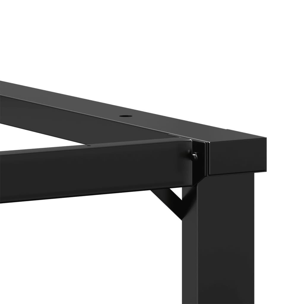 Pieds de table basse en O 70x60x43 cm en acier