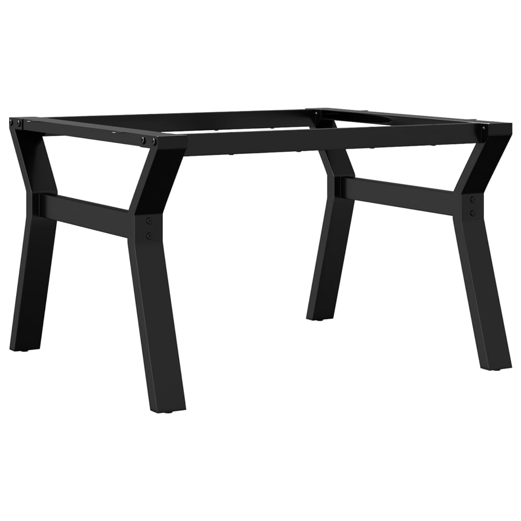 Table basse en Y avec structure en acier 70x60x43 cm