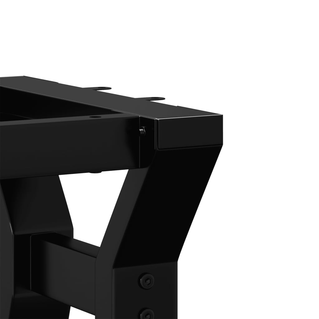 Table basse en Y avec structure en acier 70x60x43 cm