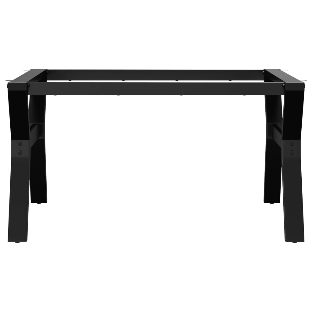 Table basse en Y avec structure en acier 80x70x43 cm