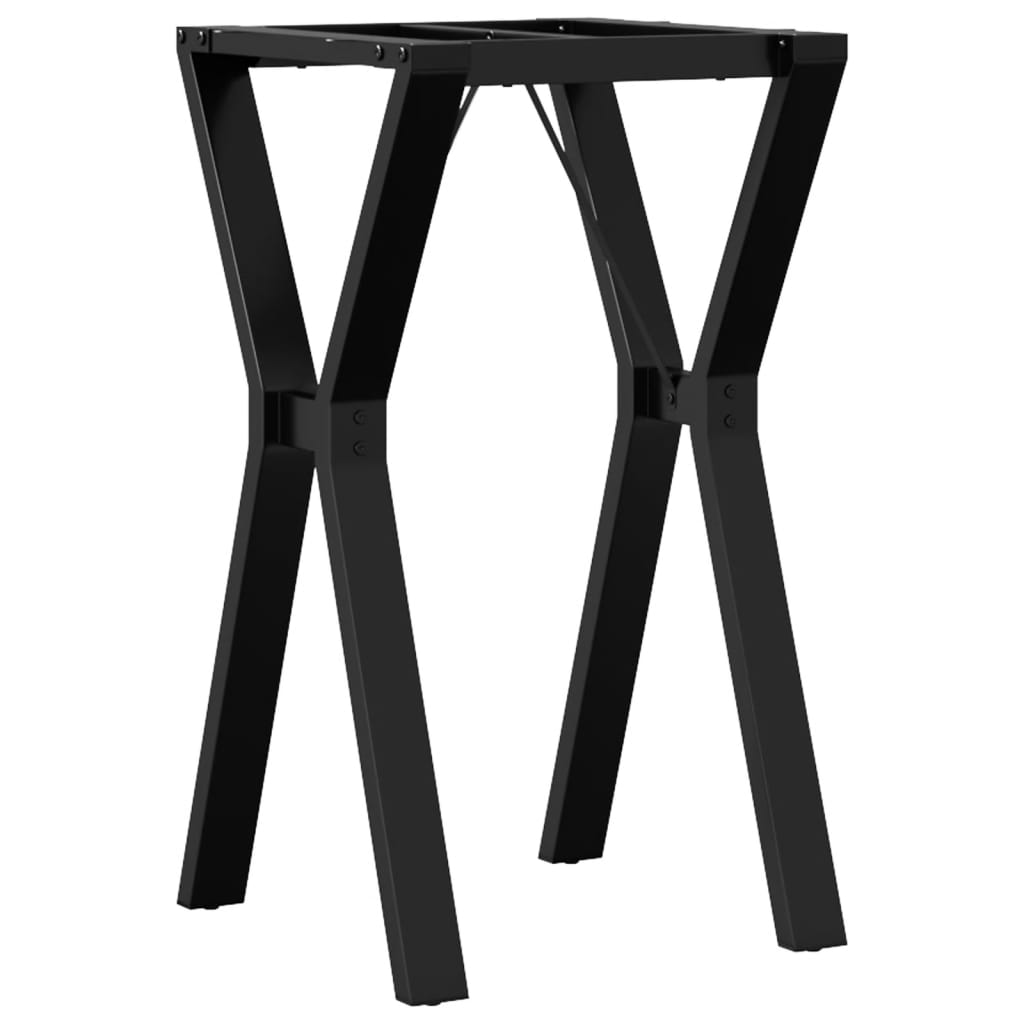 Table à manger en Y avec structure en acier 40x40x73 cm