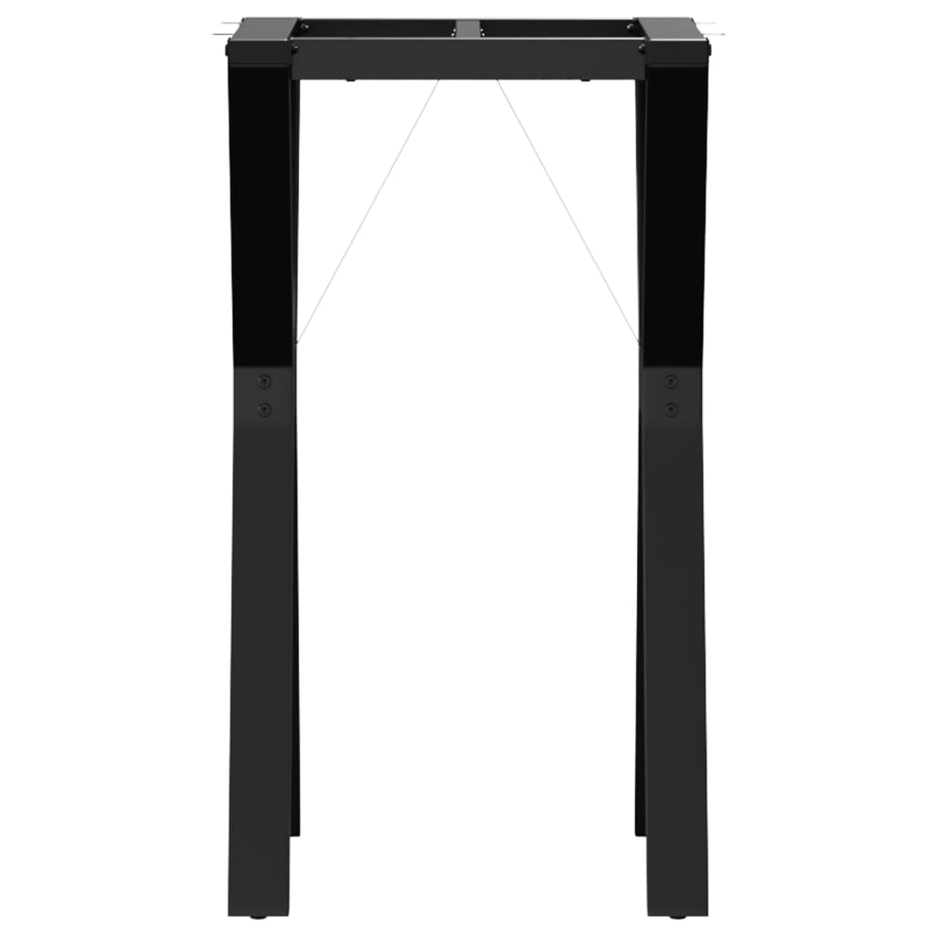Table à manger en Y avec structure en acier 40x40x73 cm