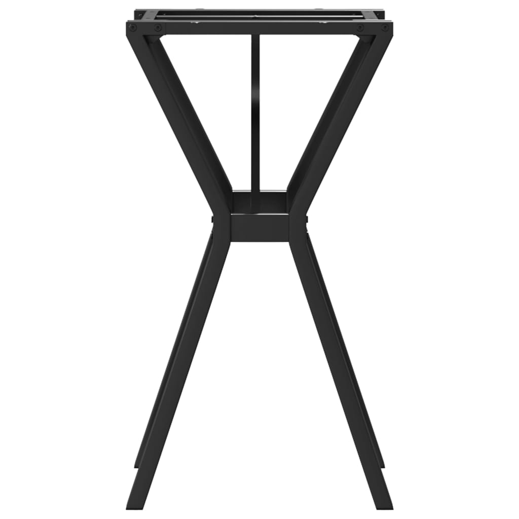 Table à manger en Y avec structure en acier 40x40x73 cm
