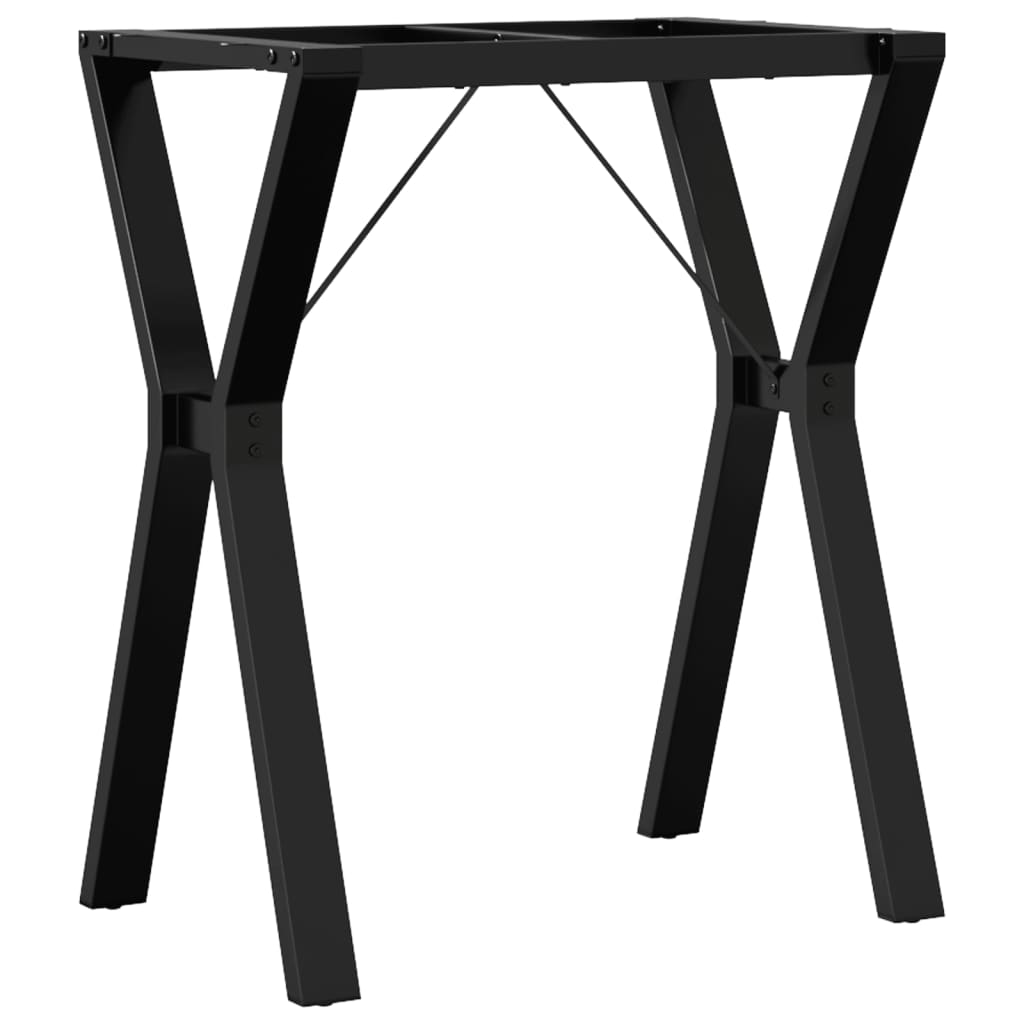 Table à manger en Y avec structure en acier 60x40x73 cm