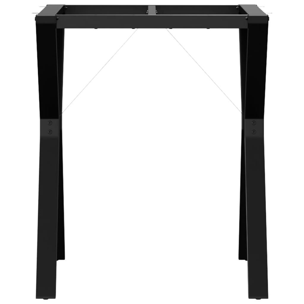 Y-shaped dining table frame 60x60x73 cm cast iron