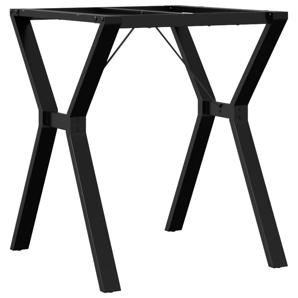 Y-shaped dining table frame 60x60x73 cm cast iron