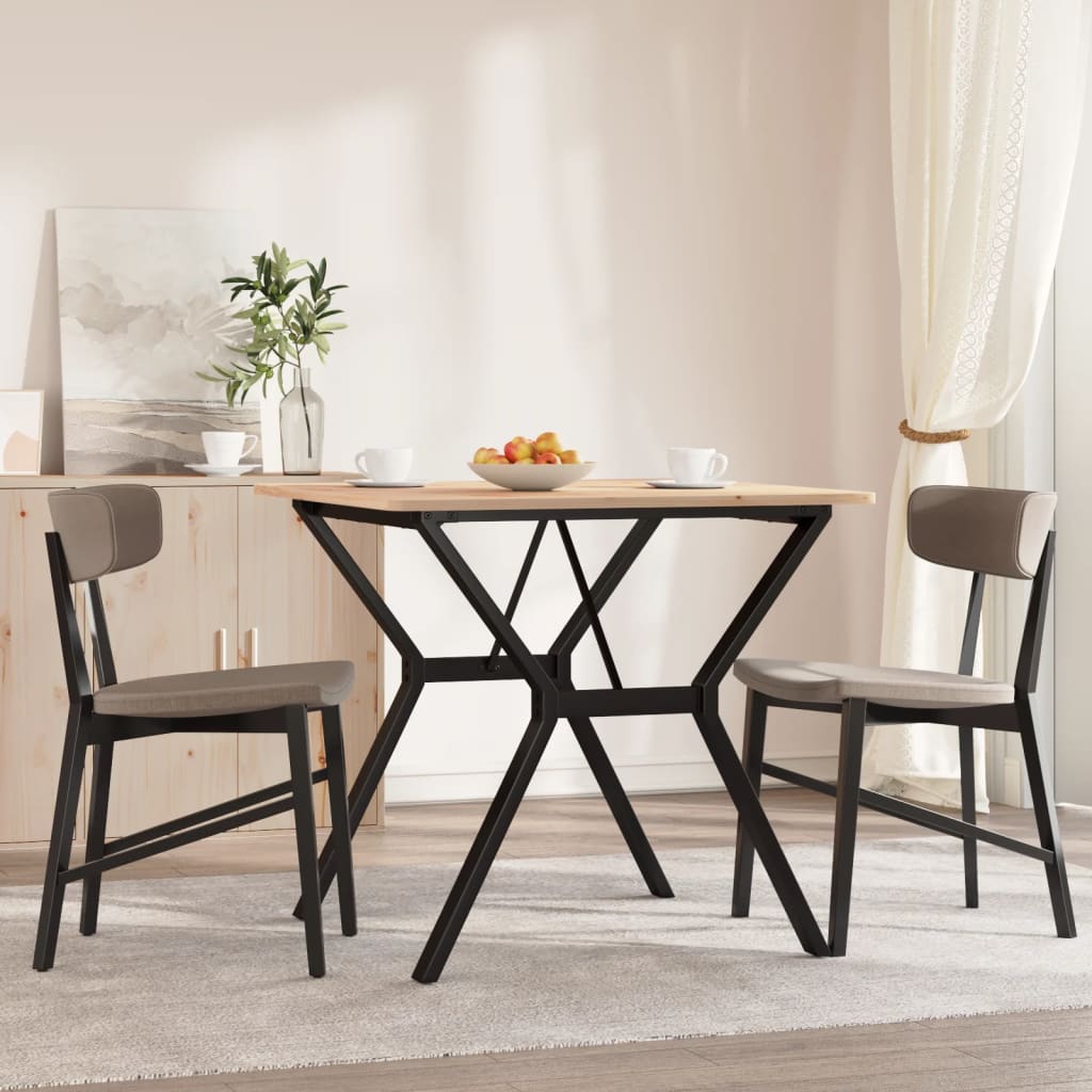 Y-shaped dining table frame 70x70x73 cm cast iron