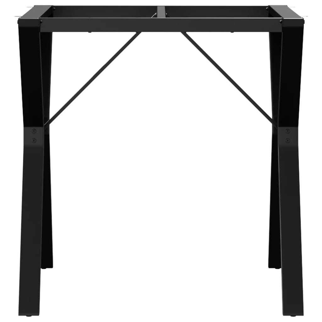 Y-shaped dining table frame 70x70x73 cm cast iron