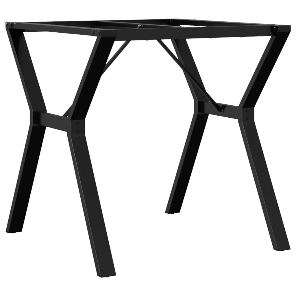 Y-shaped dining table frame 70x70x73 cm cast iron