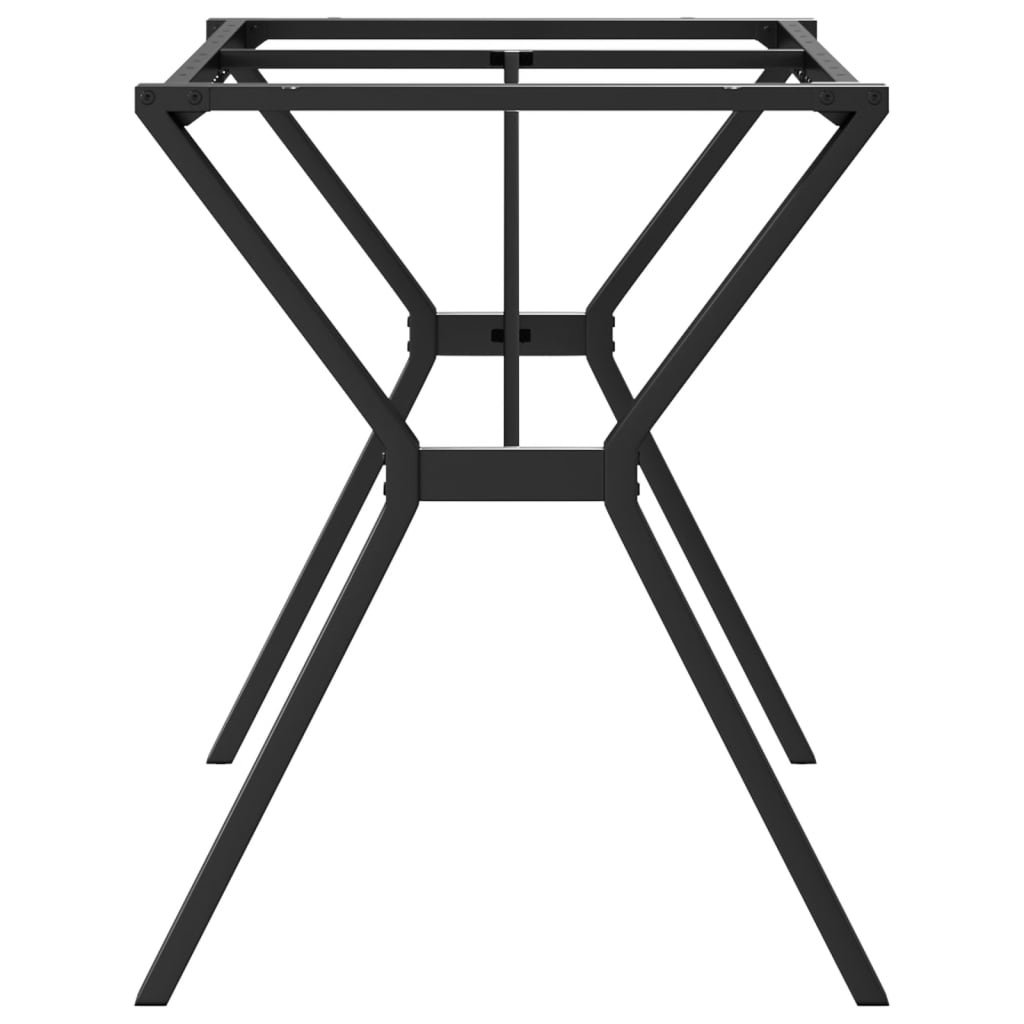 Table à manger en Y avec structure en acier 120x60x73 cm