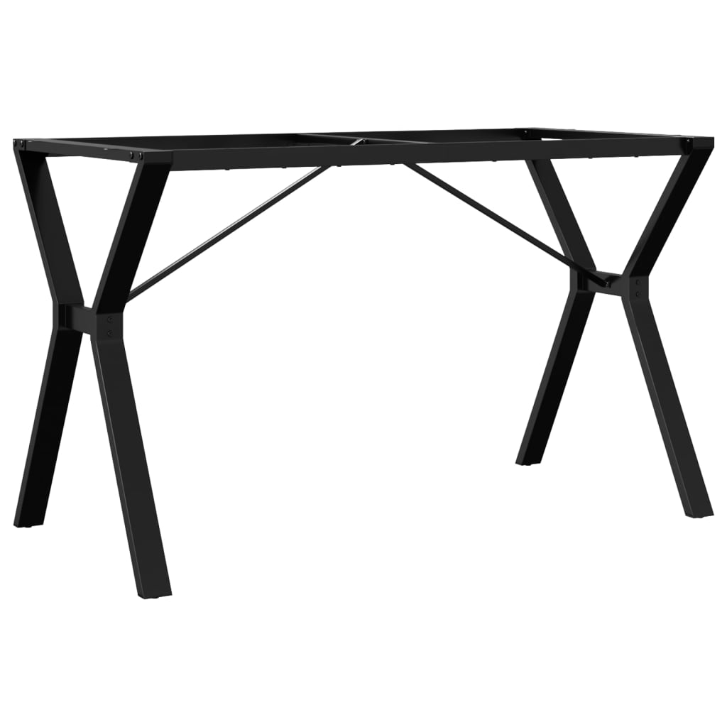 Table à manger en Y avec structure en acier 120x60x73 cm