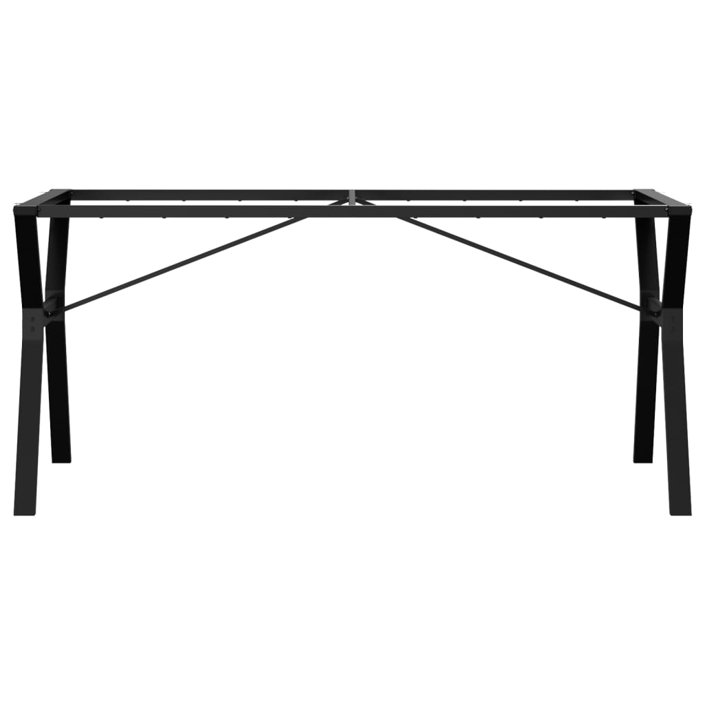 Table à manger en Y avec structure en acier 160x80x73 cm