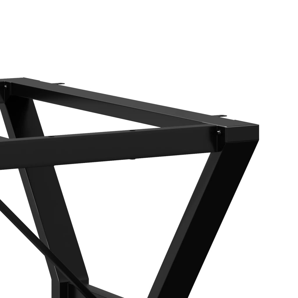 Table à manger en Y avec structure en acier 160x80x73 cm