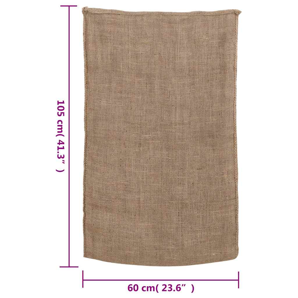 Jutesäcke 30 Stk. 60x105 cm 100% Jute 220 g/m²