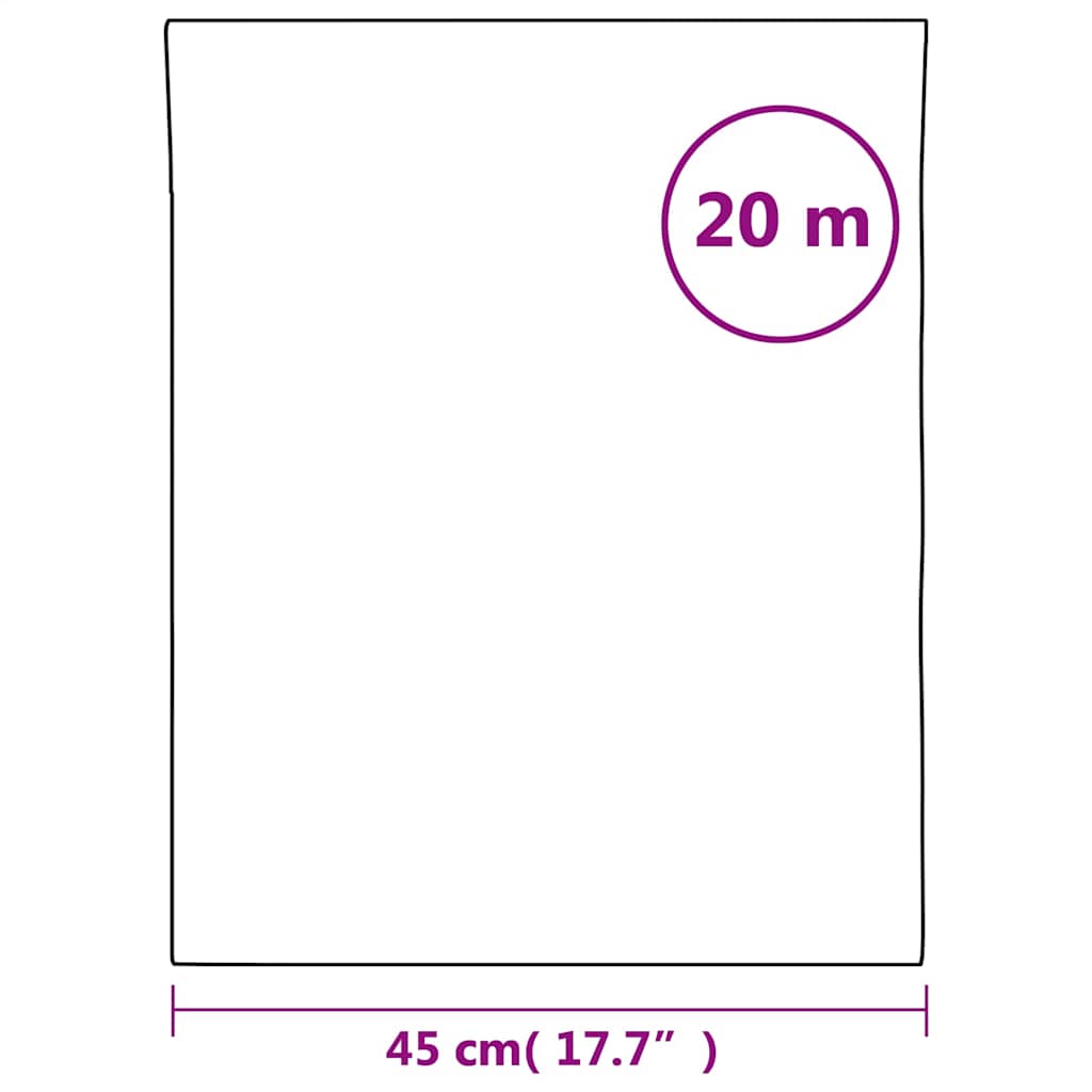 Fensterfolie Statisch Matt Weiß 45x2000 cm PVC