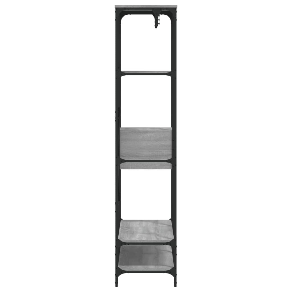 Clothes Rack with Drawers Grey Sonoma 100x40x180 cm