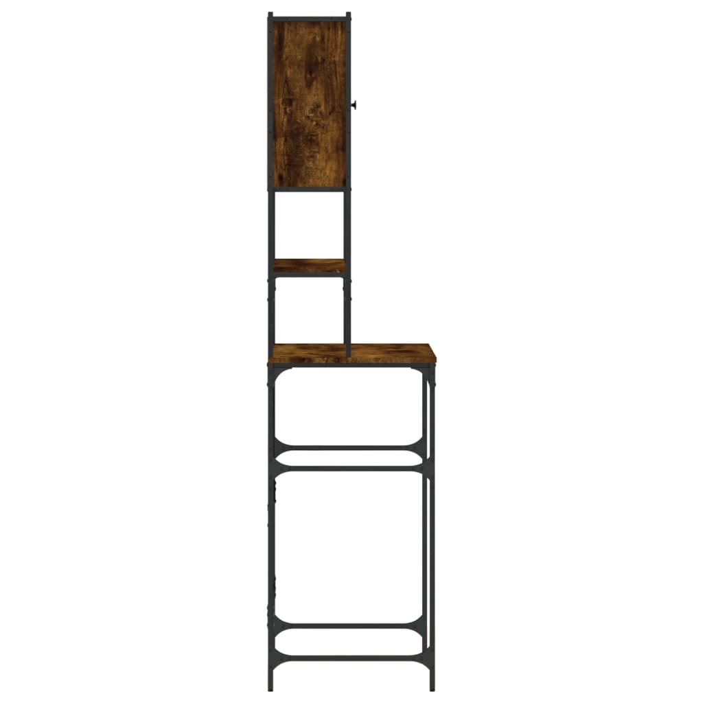 Washing machine cabinet smoked oak 68x48.5x194 cm