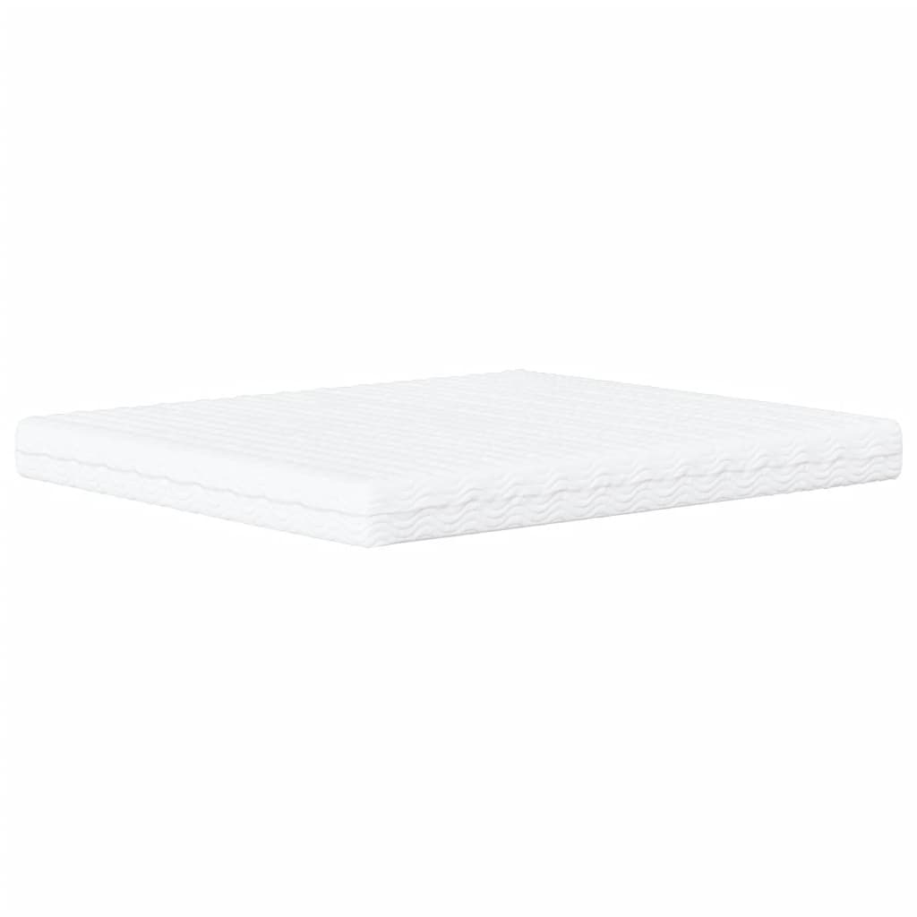 Bed with mattress grey 180x200 cm artificial leather