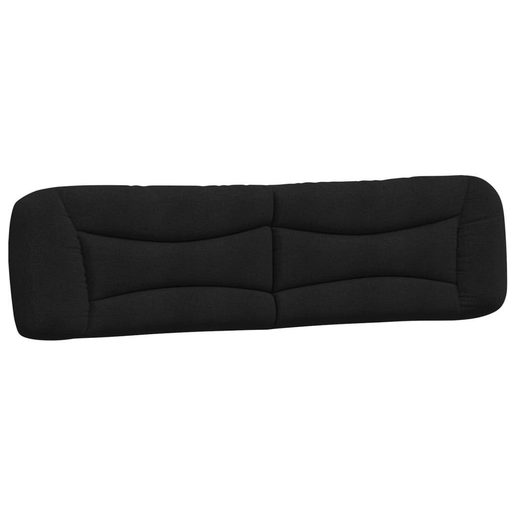 Bett mit Matratze "Hvar" Schwarz 200x200 cm Stoff